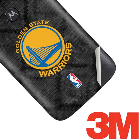 NBA Golden State Warriors Dark Rust Moto E5 Play Skin